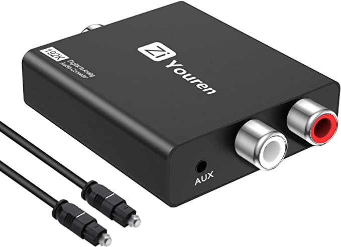 optical to rca audio converter